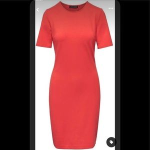 Banana republic keyhole back midi dress